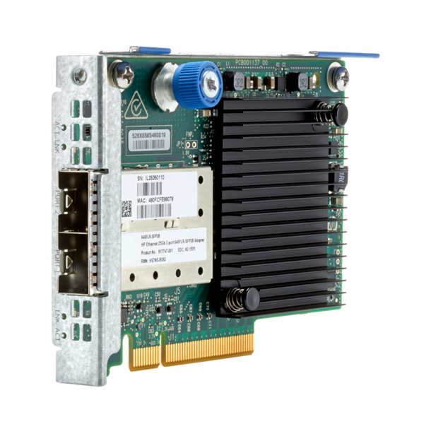 817749 B21 HPE Ethernet 10 25Gb 2 port 640FLR SFP28 Adapter