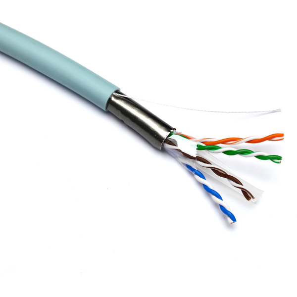 100 219 EXCEL CAT6A U UTP CABLE ICE BLUE 500M Dca
