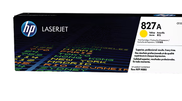 CF302A HP 827A Yellow Original LaserJet Toner Cartridge