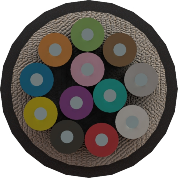 206 300 Internal External Grade Multi Loose Tube Gel Free Fibre Cable 48 Core 9 125 OS2 G657 A2