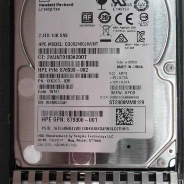 Q2R41A HPE MSA 2 4TB 12G SAS 10K SFF 2 5in Enterprise 512e Hard Drive