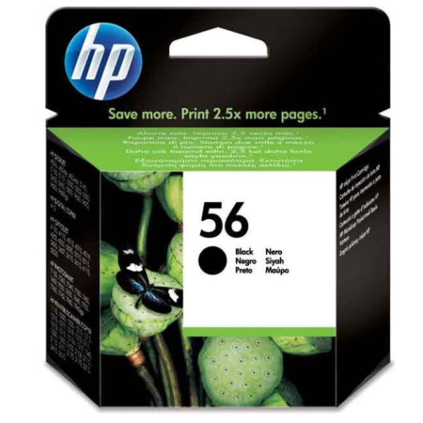 C6656AE HP 56 Black Original Ink Cartridge