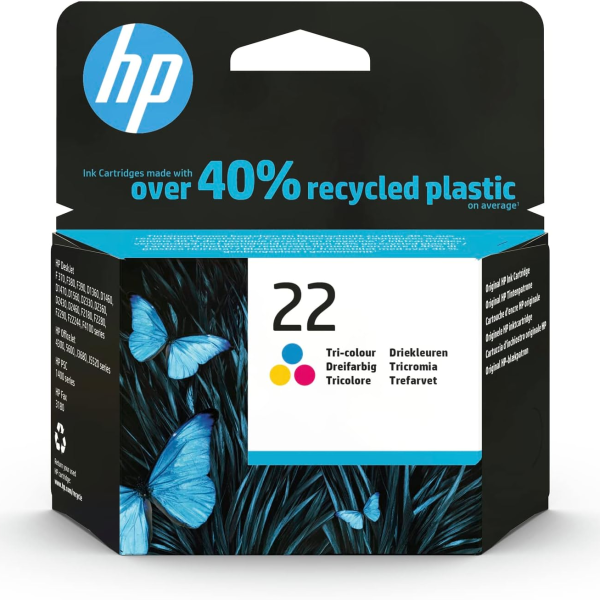 C9352AE HP 22 Tri color Original Ink Cartridge
