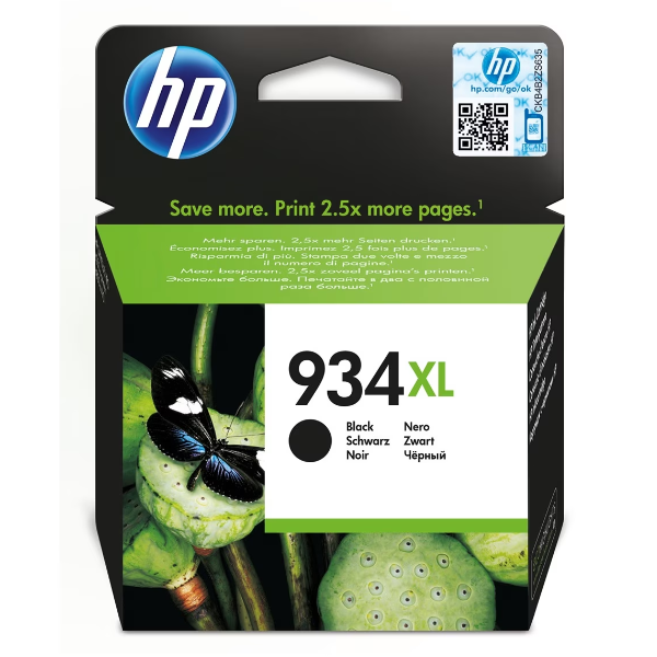 C2P23AE HP 934XL High Yield Black Original Ink Cartridge
