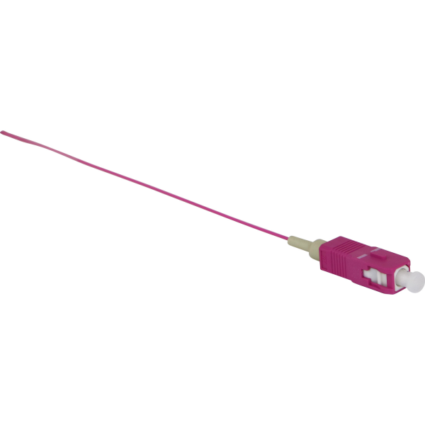 200 646 Enbeam Fibre Pigtail OM4 50 125 SC UPC Violet 12 pack 1m