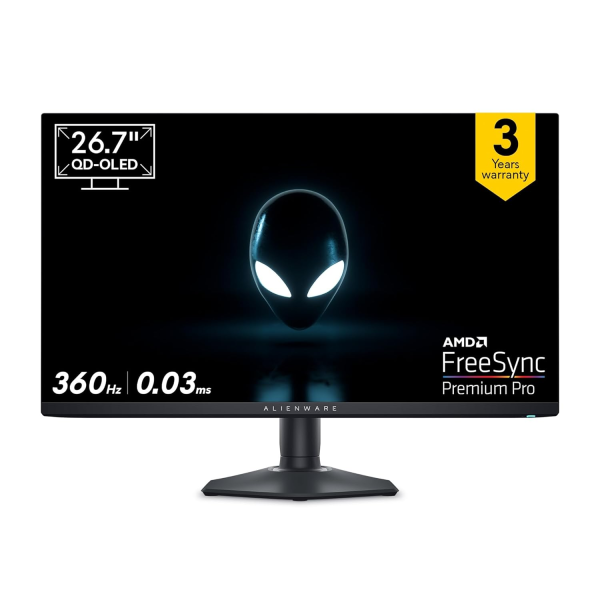 Alienware 68 58cm 27 360Hz QD OLED Gaming Monitor AW2725DF