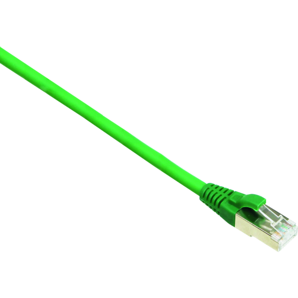 100 442 EXCEL CAT6 3M BOOTED FTP LSOH PATCH LEAD GREEN