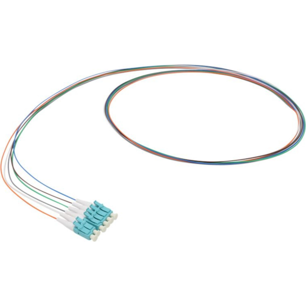 200 546 Enbeam Fibre Pigtail OM3 50 125 LC UPC 12 colour pack TIA 598 1m