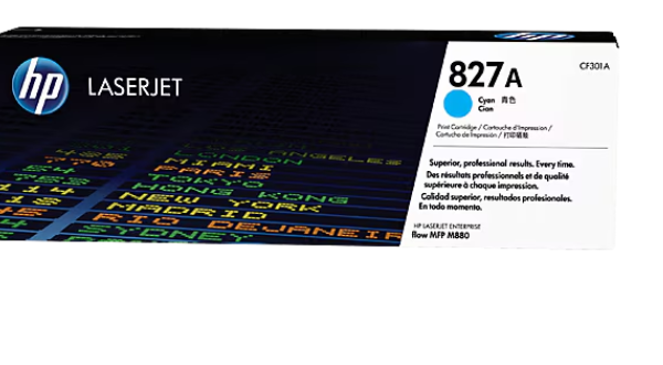 CF301A HP 827A Cyan Original LaserJet Toner Cartridge
