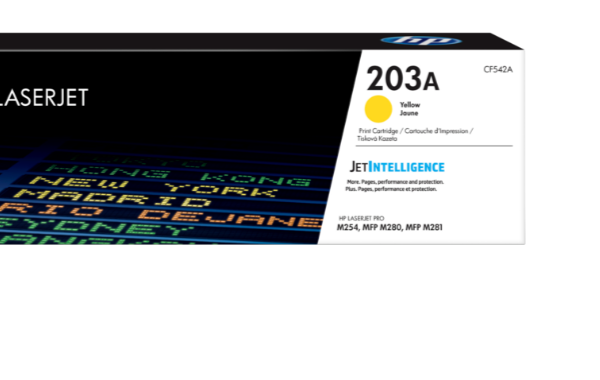 CF542A HP 203A Yellow Original LaserJet Toner Cartridge
