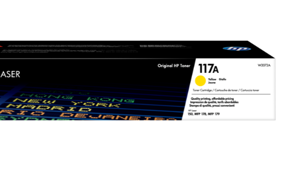 W2072A HP 117A Yellow Original Laser Toner Cartridge
