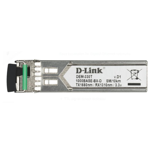DEM 330T BIDIRECTIONAL SFP GIGABIT FIBER TRANSCEIVER