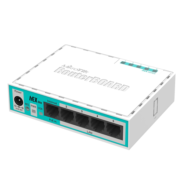 Mikrotik Router Board hEX lite 5 Ports Router 5 X 10 100 PoE OSL4 RB750R2