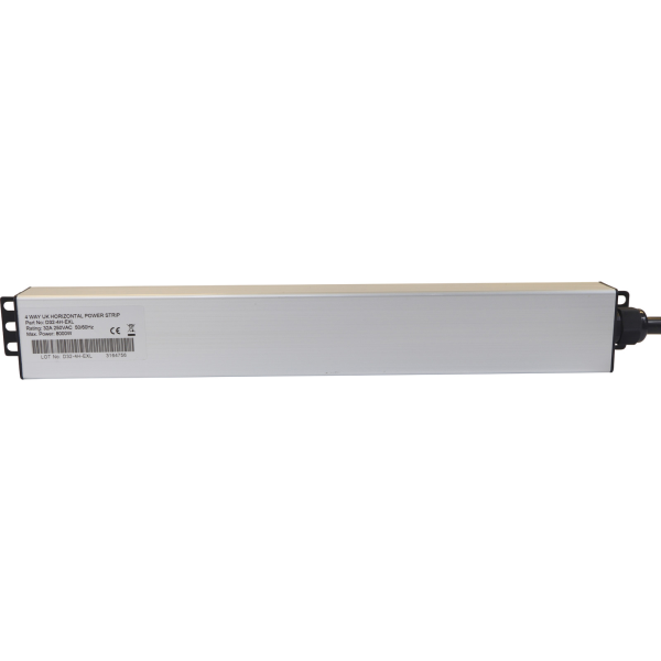 D32 4H EXL EXCEL 4 WAY UNSWITCHED POWER STRIP HORIZ 32AMP