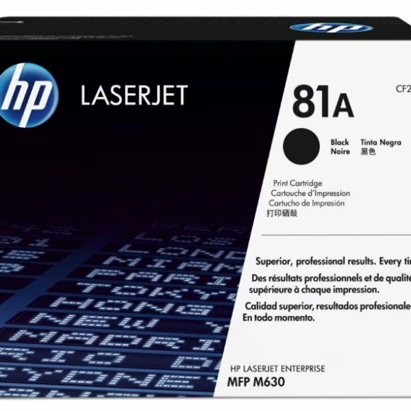 CF281A HP 81A Black Original LaserJet Toner Cartridge