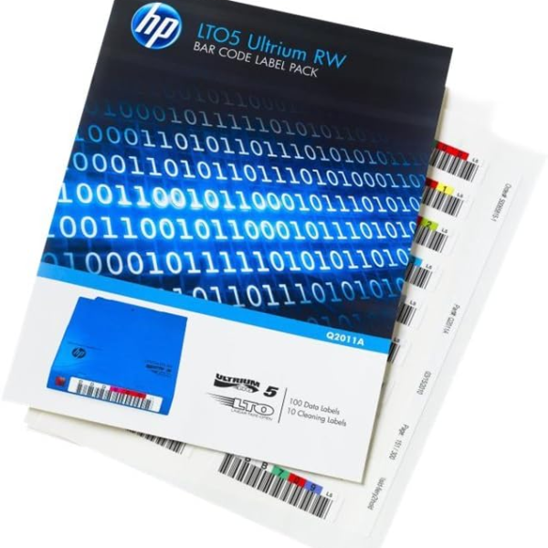 Q2011A HPE LTO 5 Ultrium RW Bar Code Label Pack