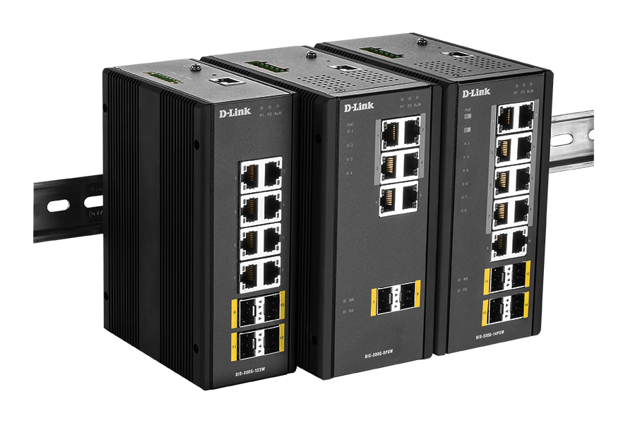 DIS 300G 12SW Industrial Gigabit Managed Switch with SFP slots