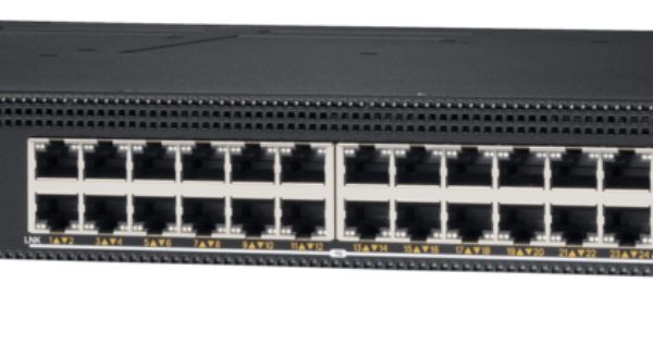 N3224P ON 24x1G RJ 45 4x10G SFP 2x100G QSFP28 PoE 30W 1xAC PSU IO PS OS6