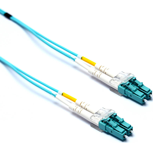 204 301 EXCEL OM4 LC LC DUPLEX P LEAD 50 125 2M AQUA
