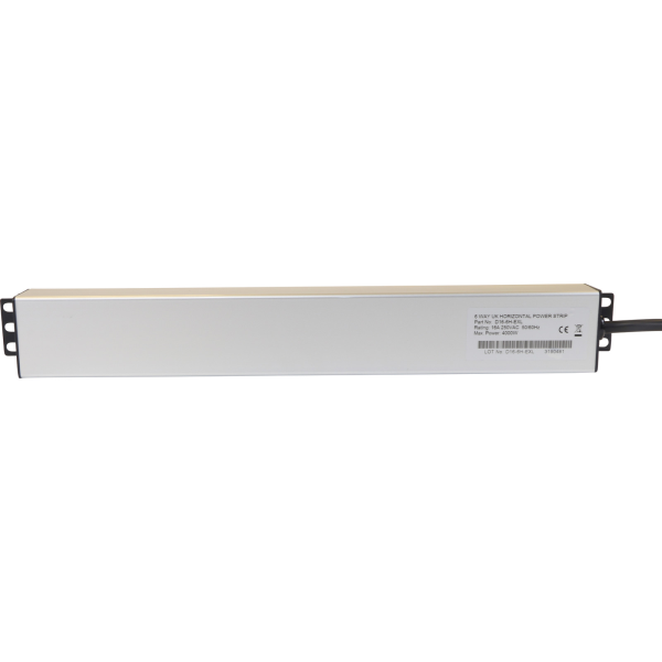 D16 6H EXL EXCEL 6 WAY SWITCHED POWER STRIP HORIZONTAL 16AMP