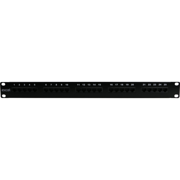 100 465 EXL 25PT VOICE PATCH PANEL BE