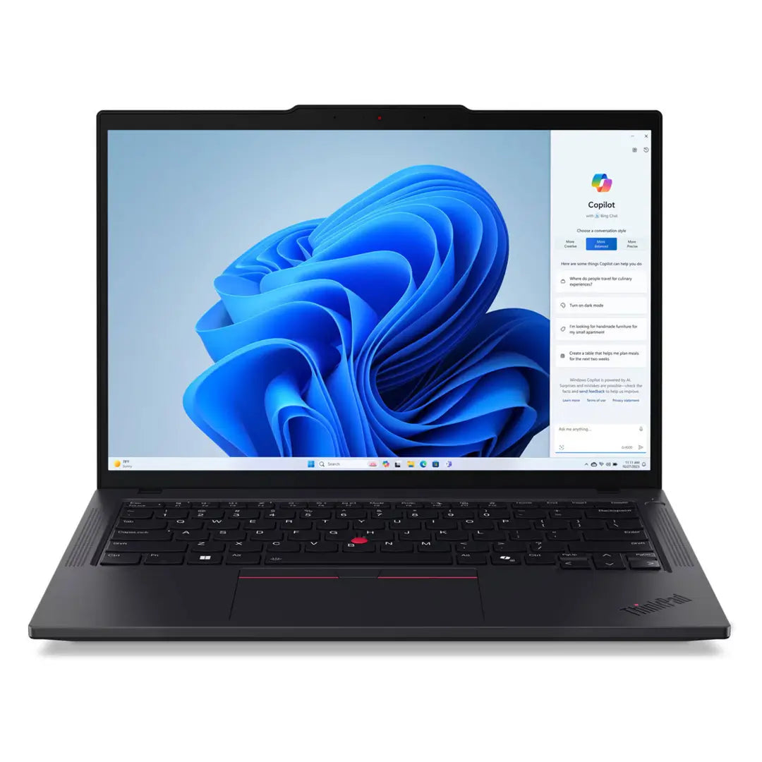 Lenovo ThinkPad T14 Gen 5 Laptop, 14" WUXGA Touch Display, Intel Core Ultra 5 125U, 16GB RAM, 512GB SSD, English Keyboard, Windows 11, Black | 21MLS18Y00