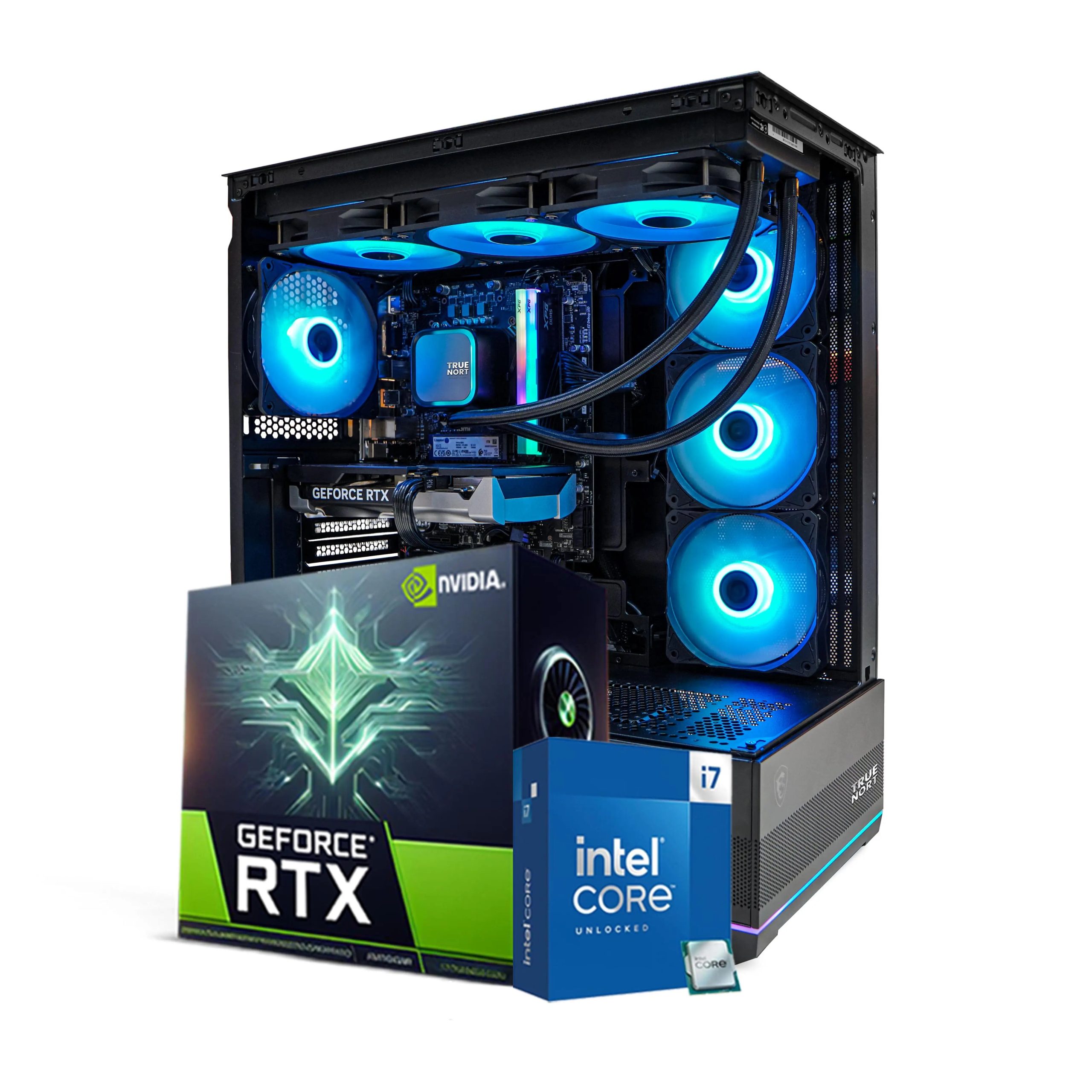 Leader 5080 Gaming PC, Intel Core i7-14700K, RTX 5080 16GB GPU, 32GB RAM, 1TB SSD, 1000W Gold PSU, Windows 11 Pro